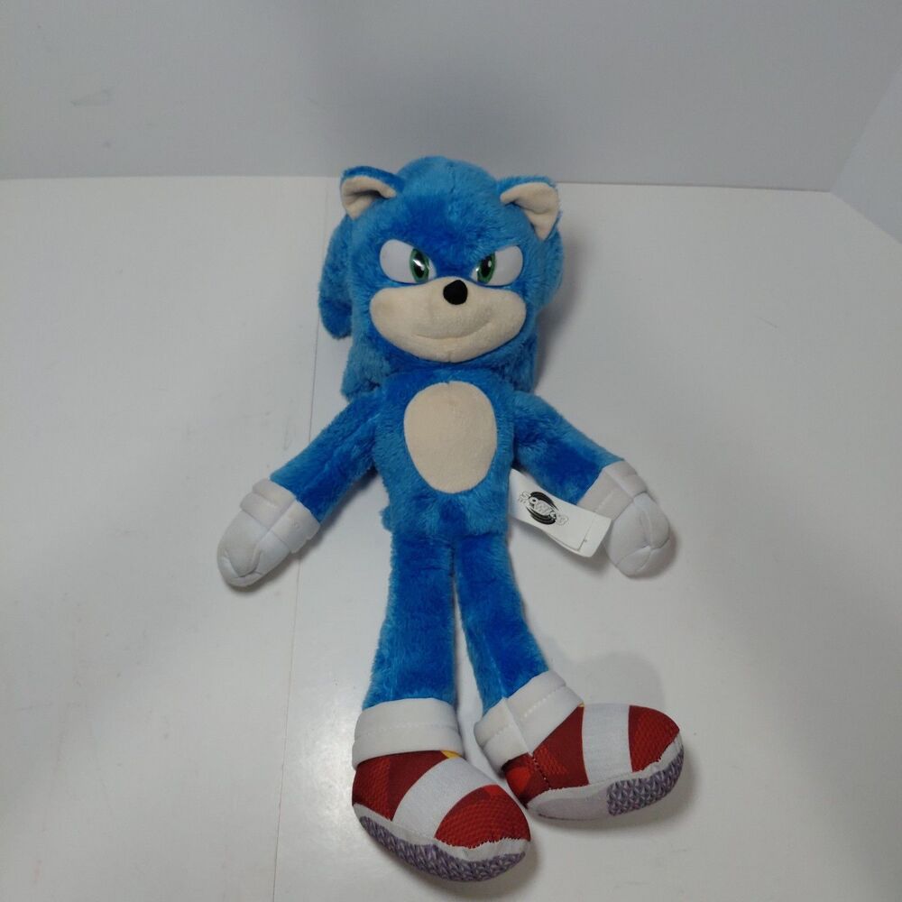 2022 Sonic The Hedgehog 3 The Movie SONIC 13” Soft Plush Toy Jakks Pacific